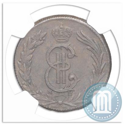 Фото 2 копейки 1780 года КМ 