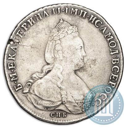 Фото 1 рубль 1787 года СПБ-ЯА 