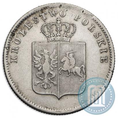 Picture 2 złote 1831 year KG "Polish uprising"