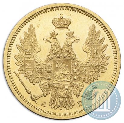 Picture 5 roubles 1856 year СПБ-АГ 