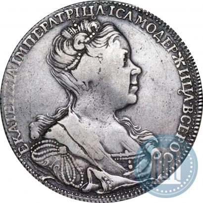 Picture 1 rouble 1726 year СПБ "Petersburg type, portrait turned to the right"