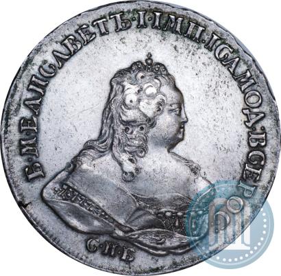 Picture 1 rouble 1742 year СПБ 