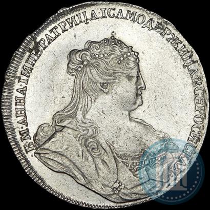 Фото 1 рубль 1738 года  "Петербургский тип"