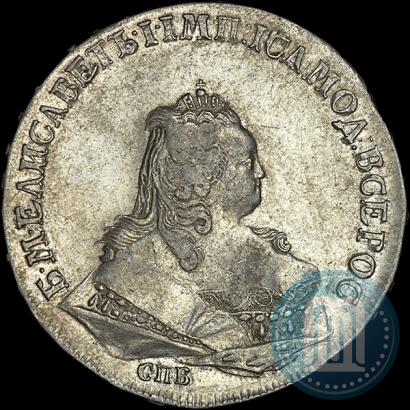 Picture 1 rouble 1744 year СПБ 