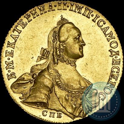 Picture 10 roubles 1762 year СПБ 
