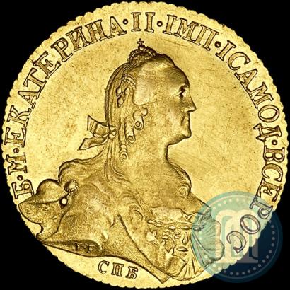Picture 10 roubles 1773 year СПБ 