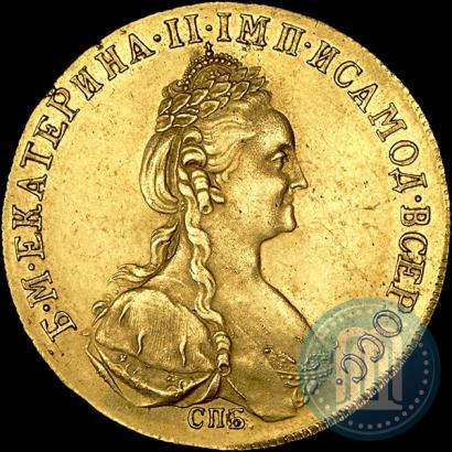 Picture 10 roubles 1778 year СПБ 