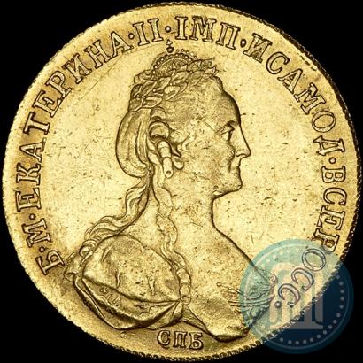 Picture 10 roubles 1780 year СПБ 