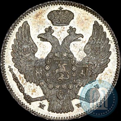 Picture 30 kopecks - 2 złotych 1837 year MW 