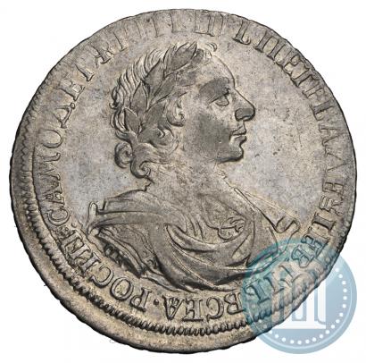 Picture 1 rouble 1719 year OK "Portrait in armour"
