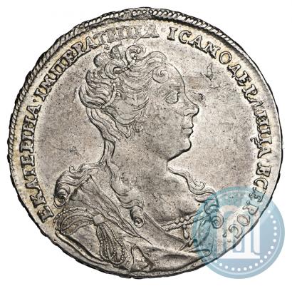 Picture 1 rouble 1726 year  "Moscow type, portrait turned to the right"