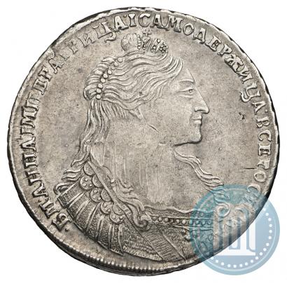 Фото 1 рубль 1736 года  "Тип 1735 года"