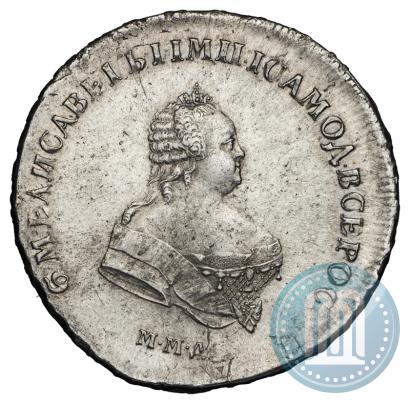 Фото Полтина 1744 года ММД 