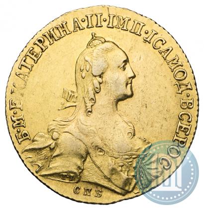 Picture 10 roubles 1766 year СПБ 