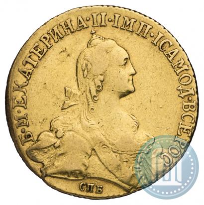 Picture 10 roubles 1769 year СПБ 