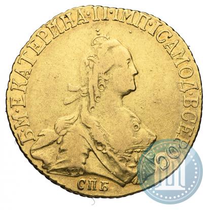 Фото 5 рублей 1773 года СПБ 