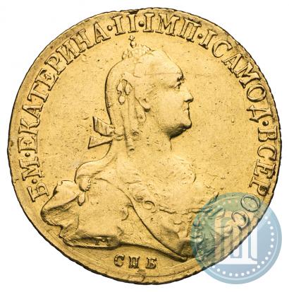 Picture 10 roubles 1775 year СПБ 