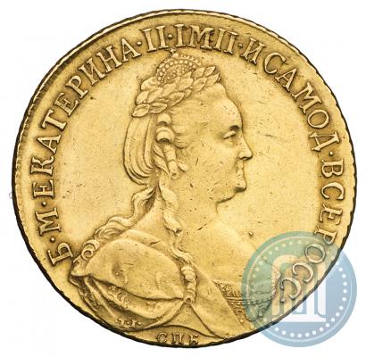Picture 10 roubles 1786 year СПБ 