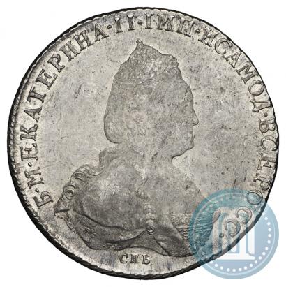 Фото 1 рубль 1786 года СПБ-ЯА 