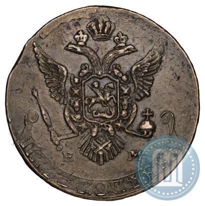 Picture 5 kopecks 1787 year ЕМ 