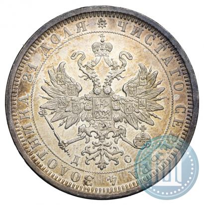 Фото 1 рубль 1883 года СПБ-ДС 