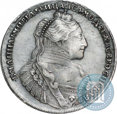 Фото 1 рубль 1734 года  "Тип 1735 года"