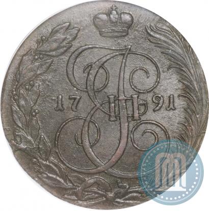 Picture 5 kopecks 1791 year КМ 