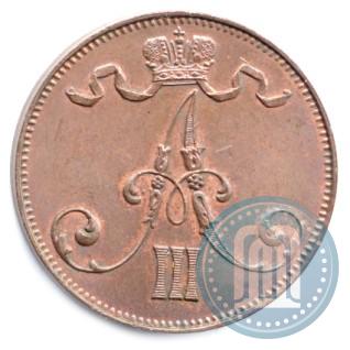 Фото 5 пенни 1889 года  