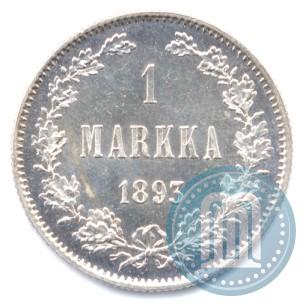 Picture 1 markka 1893 year L 