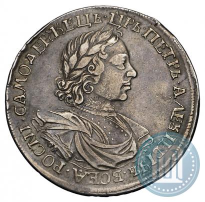 Фото 1 рубль 1718 года OK-L 