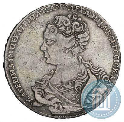Picture 1 rouble 1726 year  "Moscow type, portrait turned to the left"
