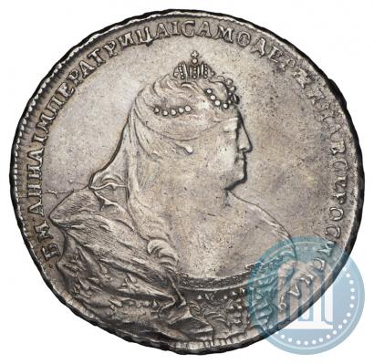 Picture 1 rouble 1738 year  "Moscow type"