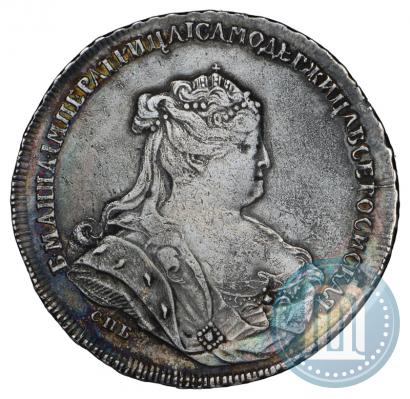 Фото 1 рубль 1738 года СПБ "Петербургский тип"