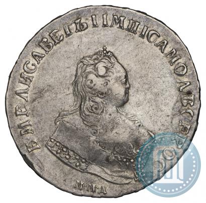 Picture 1 rouble 1743 year ММД 