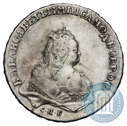 Picture 1 rouble 1743 year СПБ 