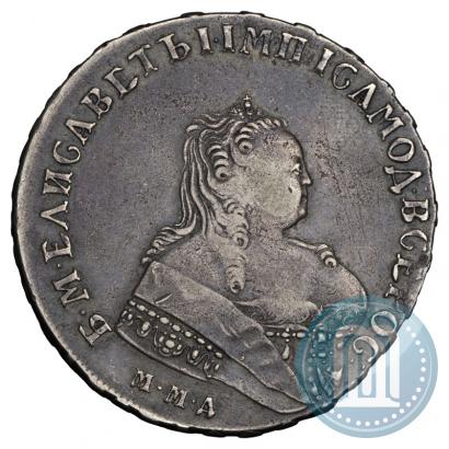 Фото 1 рубль 1753 года ММД-IП 