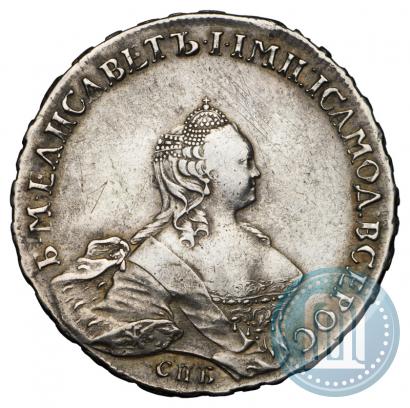 Фото 1 рубль 1755 года СПБ-ЯI 