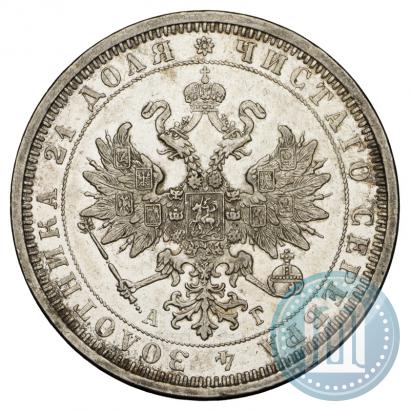 Фото 1 рубль 1885 года СПБ-АГ 