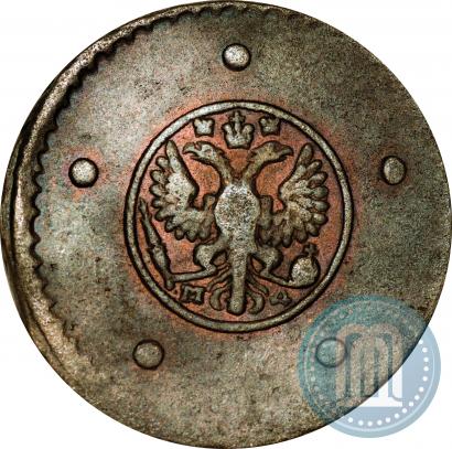 Picture 5 kopecks 1730 year МД 