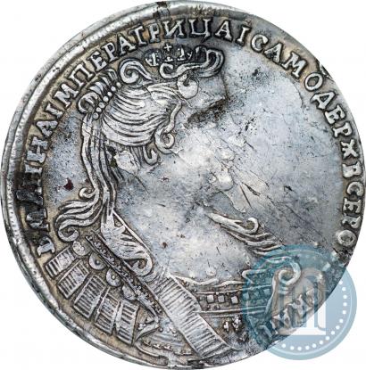 Фото Полтина 1733 года  