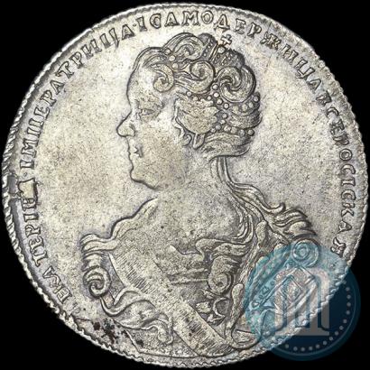 Picture Poltina 1726 year СПБ "Petersburg type, portrait turned to the left"