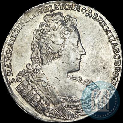 Фото 1 рубль 1733 года  