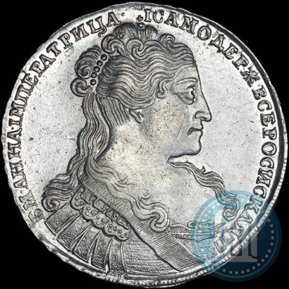 Фото 1 рубль 1734 года  "Тип 1734 года"