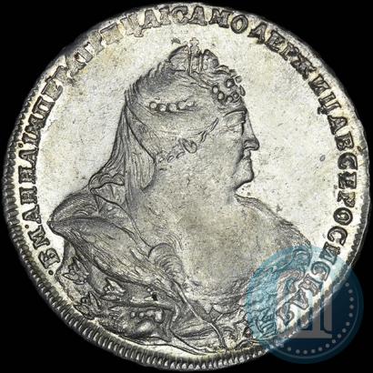 Фото 1 рубль 1738 года  "Московский тип"