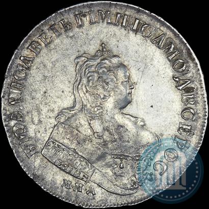 Picture 1 rouble 1743 year ММД 