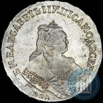 Picture 1 rouble 1744 year ММД 