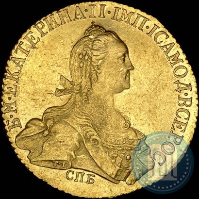 Picture 10 roubles 1774 year СПБ 