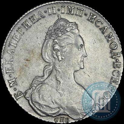 Фото 1 рубль 1780 года СПБ-ИЗ 