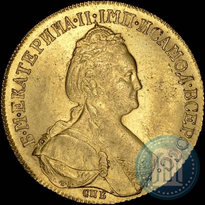 Picture 10 roubles 1783 year СПБ 