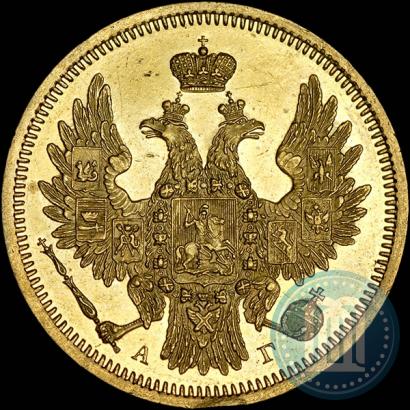 Picture 5 roubles 1851 year СПБ-АГ 